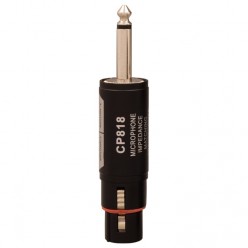 Superlux CP818 Konwerter impedancji XLR3F-1 / 4 "(6.3 mm) TSm